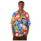 Huf Ανδρικό πουκάμισο Lucky Resort Shirt
